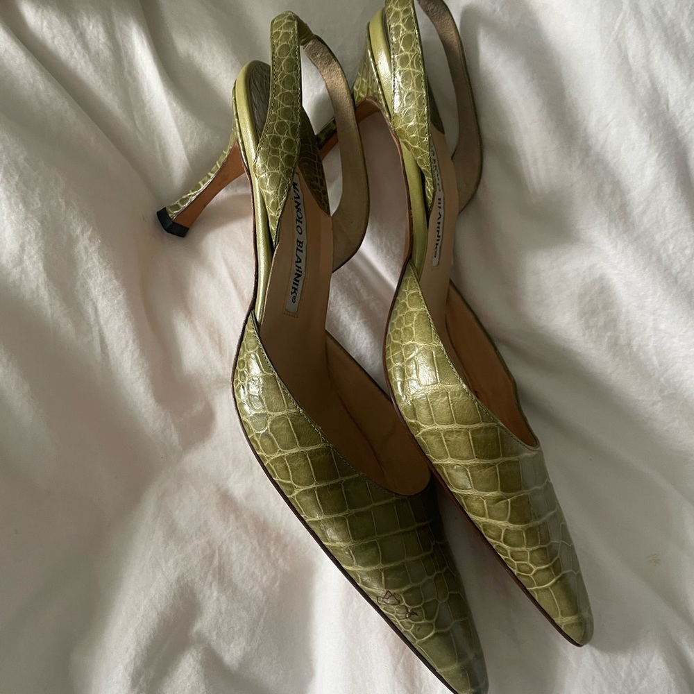 Manolo Blahnik Slingback size 39.5
